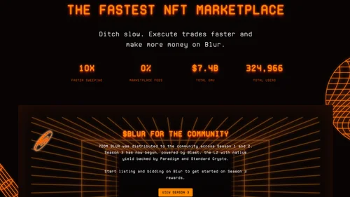 Крах гиганта: крупнейший маркетплейс Ethereum-NFT Blur закрывается после обвала объемов торгов на 99%