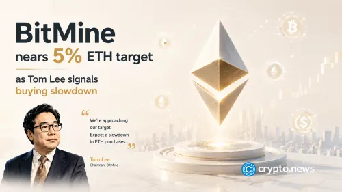 BitMine нарастила запасы Ethereum до 5,9 миллиона токенов за 65 недель