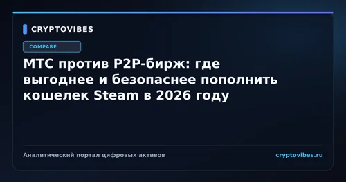МТС против P2P-бирж: где выгоднее и безопаснее пополнить кошелек Steam в 2026 году